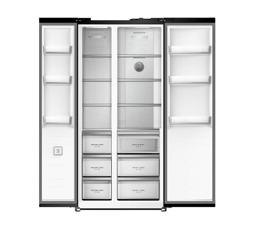 Холодильник TESLER RSD-537BI графит