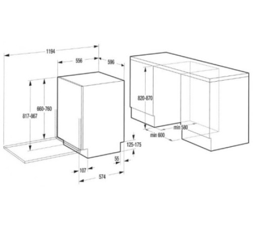 Посудомоечная машина GORENJE GV63160
