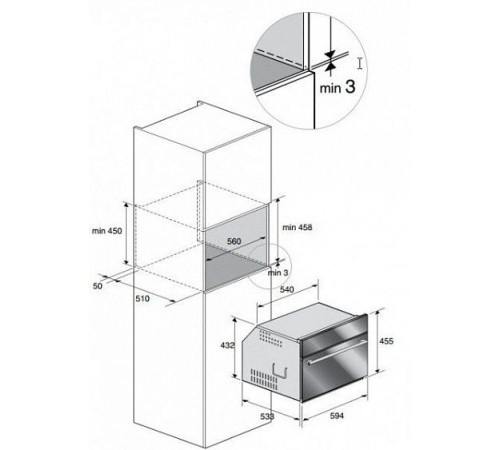 Пароварка встраиваемая BELTRATTO vfmc 4500n