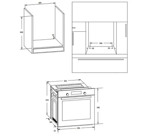Духовой шкаф LUXDORF B6EO56151