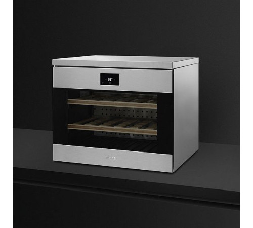 Встраиваемый винный шкаф SMEG CVF318XS