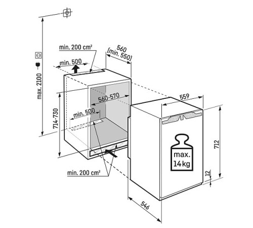 Морозильная камера LIEBHERR IFNci 3553