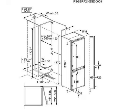 Холодильник AEG OSC6N181ES