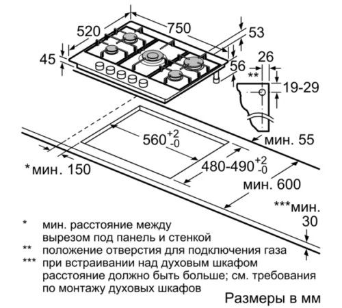 Варочная поверхность BOSCH PCQ7A5M90
