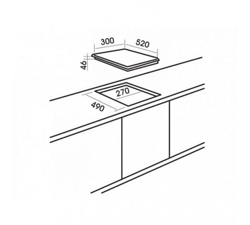 Варочная панель MBS PG-304 WH