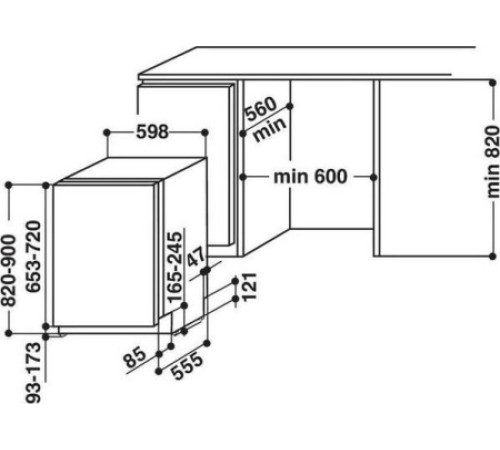 Посудомоечная машина Hotpoint-Ariston HIO 3T123 WFT