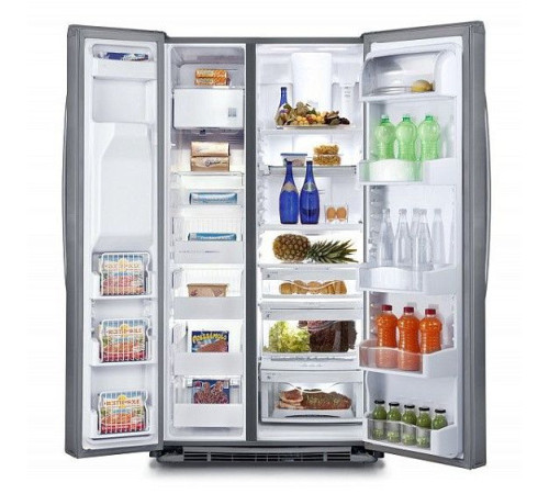 Холодильник IO MABE ORE30VGHCNM черный, ручки золото/бронза