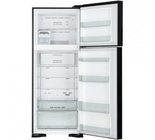 Холодильник HITACHI R-V 542 PU7 BBK чёрный бриллиант