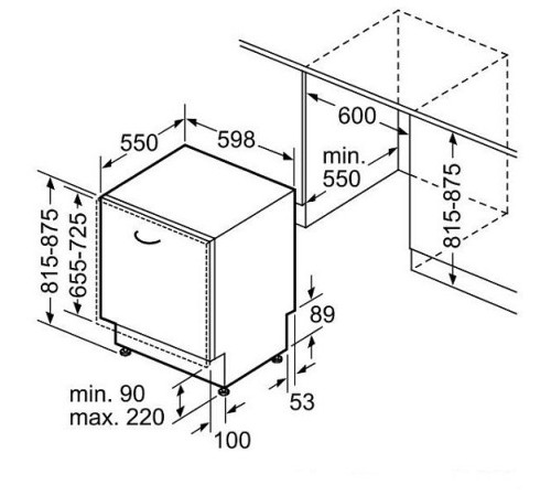 Посудомоечная машина BOSCH smv 59t10