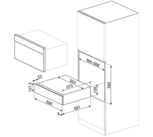 Вакууматор SMEG CPV115B3