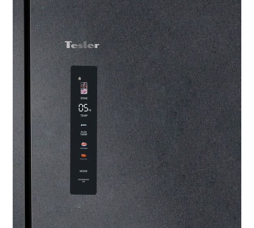 Холодильник TESLER RFD-427BI Sparkling Grey
