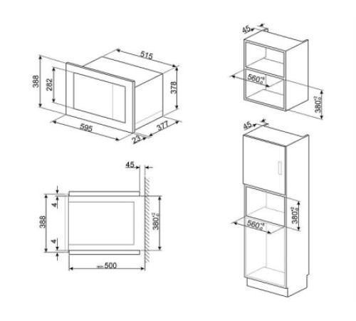 Микроволновая печь SMEG FMI625CN