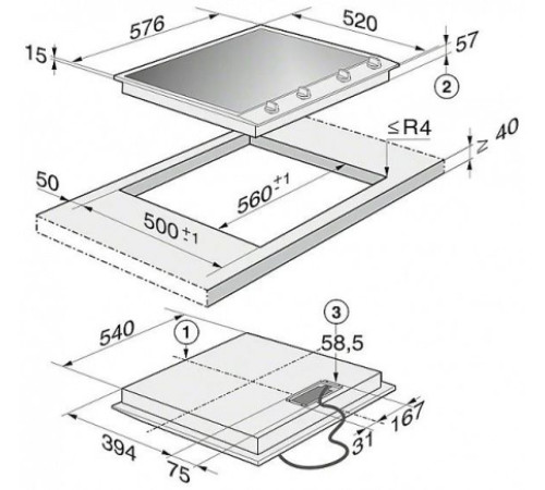 Варочная панель Miele CS 1234-1 I
