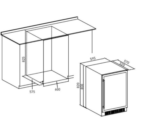 Винный шкаф ZUGEL ZCWI460DB