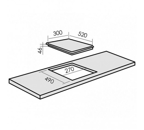 Варочная панель MBS PG-304 BL