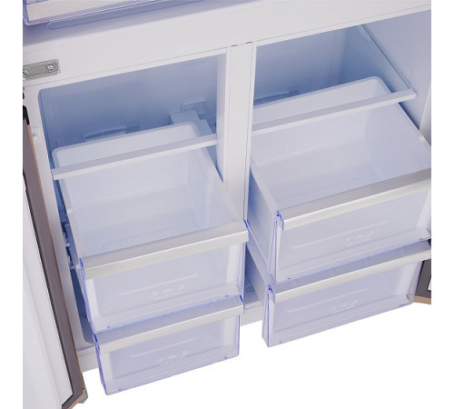 Холодильник TESLER RCD-482I BEIGE GLASS