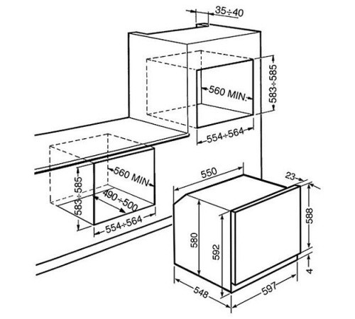 Духовой шкаф SMEG SF420GN