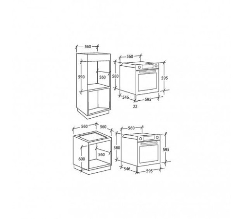 Встраиваемый электрический духовой шкаф CANDY FCP 625 XL/E
