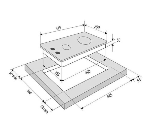 Варочная поверхность KRONA Galileo 30 WH
