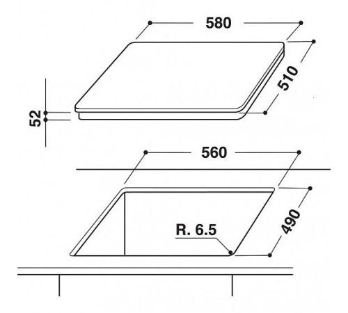 Электрическая поверхность HOTPOINT-ARISTON KIT 641 FB