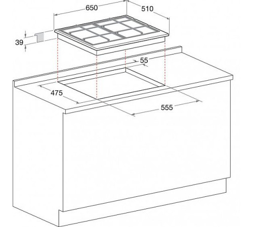 Газовая панель HOTPOINT-ARISTON PKL 641 D2 IX/HA