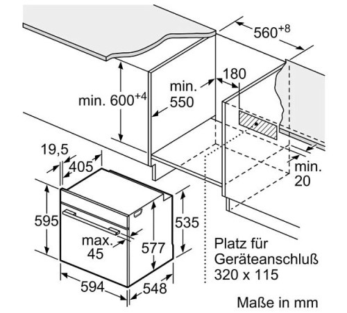 Духовой шкаф BOSCH HMG976KB1