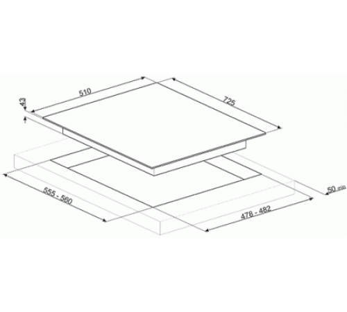 Варочная панель SMEG PX375