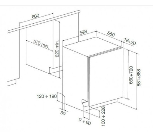 Посудомоечная машина FULGOR FDW 82102