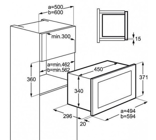 Микроволновая печь AEG MBB1756D-M