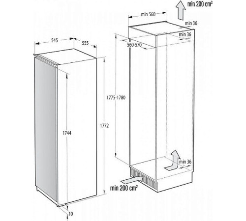 Морозильник GORENJE GDFN 5182A1