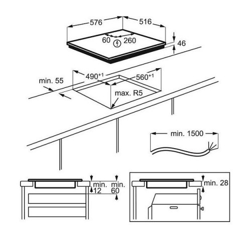 Варочная поверхность AEG IKE64450XB