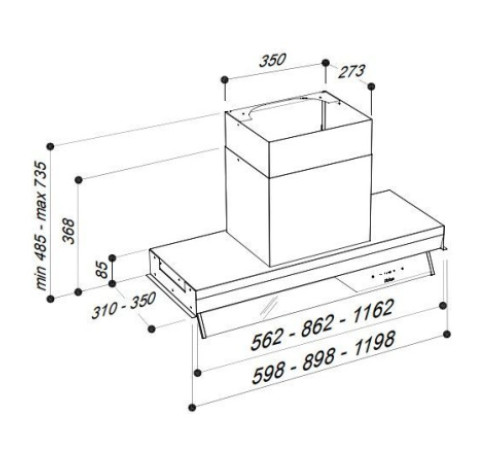 Вытяжка SIRIUS SLTC 928 IX 60