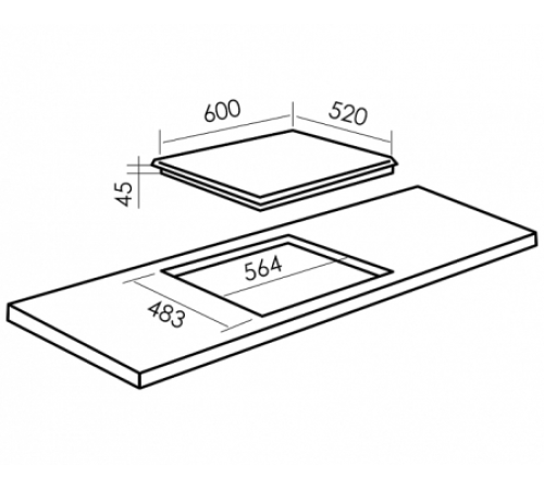 Варочная панель MBS PG-615BL