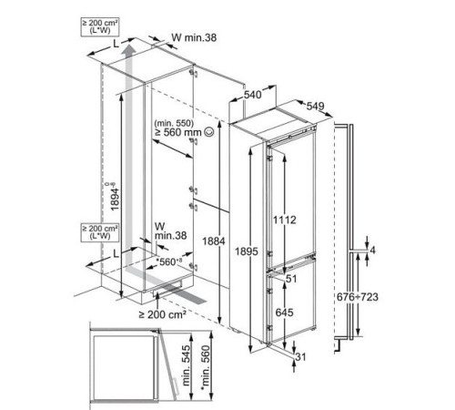 Холодильник AEG SCE819E5TS