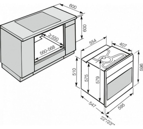 Духовой шкаф MIELE H6160B EDST/CLST сталь CleanSteel