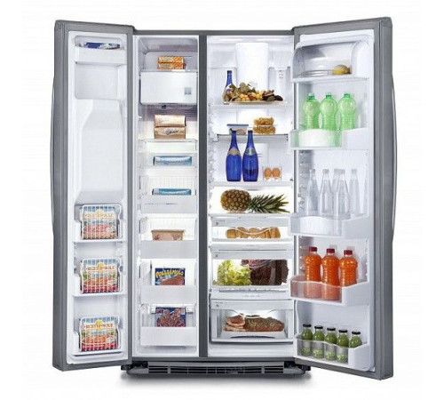 Холодильник IO MABE ORE30VGHCNM черный, ручки золото/бронза