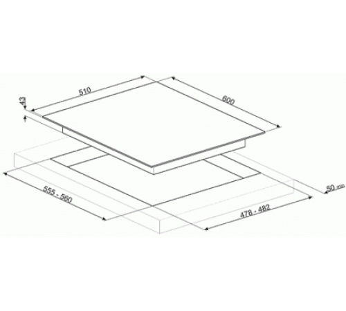 Варочная панель SMEG PX364L