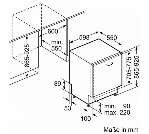Встраиваемая посудомоечная машина Bosch SBV 68MD02 E