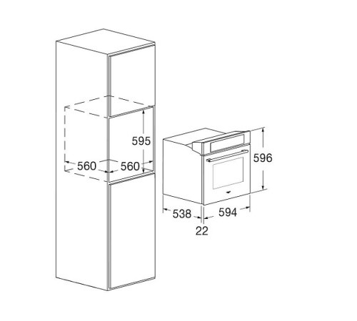 Духовой шкаф FULGOR Milano FCSO 6023 TEM BK