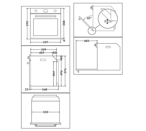 Духовой шкаф SMEG SOP6401S2N