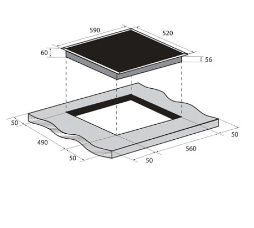 Варочная поверхность ZUGEL ZIH618B