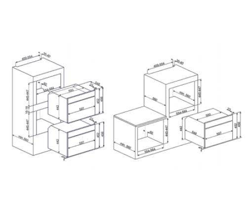 Электрический духовой шкаф SMEG SF4120VC