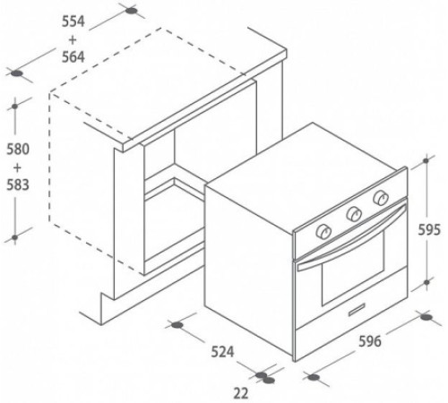 Духовой шкаф CANDY flg 202 x