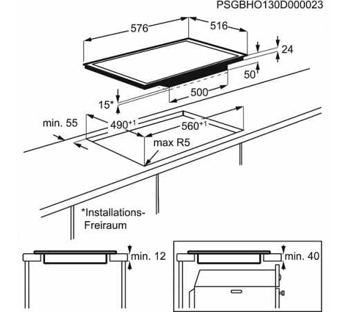 Варочная поверхность AEG HKP65410XB