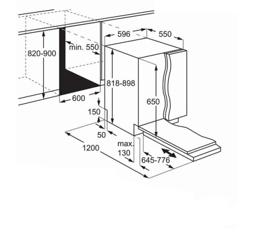 Посудомоечная машина ELECTROLUX EES48200L