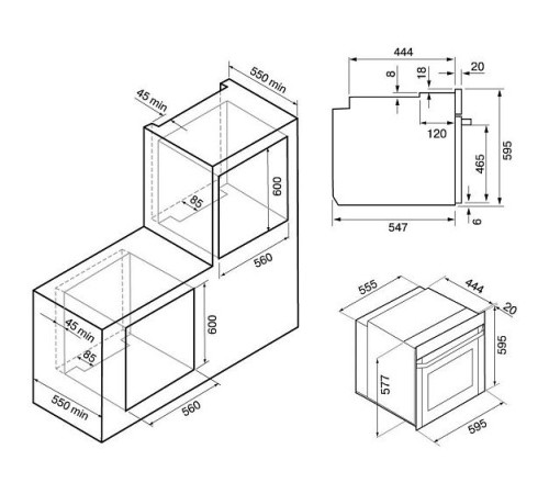 Духовой шкаф KRONA LEGENDE 60 IV