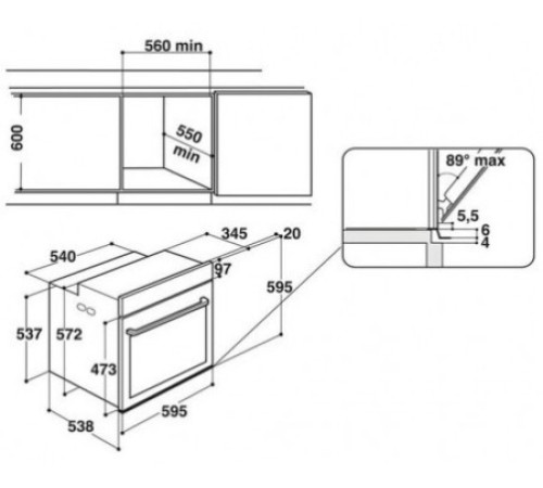 Духовой шкаф WHIRLPOOL AKZ96270IX