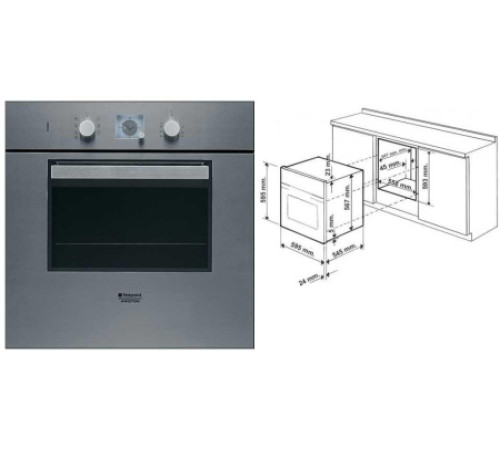 Духовой шкаф HOTPOINT-ARISTON fz 657 c ix /ha