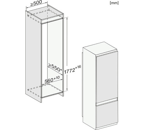 Холодильник MIELE KF 7731 E