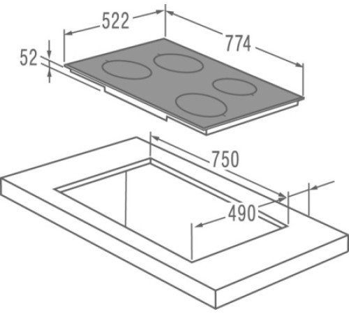 Поверхность GORENJE git 78 b